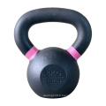 Couleur en fonte en revêtement en gros de poudre Men Kettlebell lb livre pour débutant